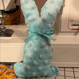 Blue Polka Dot Accent Pillow